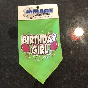 Birthday girl bandanna for dogs